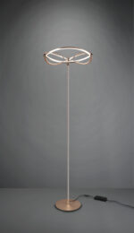 Φωτιστικό Δαπέδου Trio Lighting LED 31W  Ορείχαλκος Ματ Μεταλλικό Dimmable 3700lm 3000K  421210108
