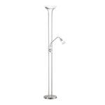 Φωτιστικό Δαπέδου Trio Lighting LED 4,5W  Νίκελ Ματ Μεταλλικό Dimmable 450lm 3000K  421910207