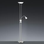 Φωτιστικό Δαπέδου Trio Lighting LED 4,5W  Νίκελ Ματ Μεταλλικό Dimmable 450lm 3000K  421910207