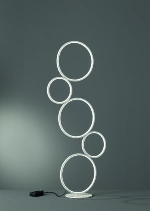 Φωτιστικό Δαπέδου Trio Lighting LED 36W  Λευκό Ματ Μεταλλικό Dimmable 3200lm 3000K  422610531