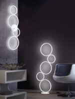 Φωτιστικό Δαπέδου Trio Lighting LED 36W  Λευκό Ματ Μεταλλικό Dimmable 3200lm 3000K  422610531