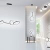 Φωτιστικό Δαπέδου Trio Lighting LED 36W  Μαύρο Ματ Μεταλλικό Dimmable 3200lm 3000K  422610532