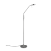 Φωτιστικό Δαπέδου Trio Lighting  LED 12W Νίκελ Ματ Μεταλλικό Dimmable 1400lm  2300+3000+4000K – 423310107