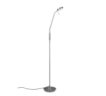 Φωτιστικό Δαπέδου Trio Lighting  LED 12W Νίκελ Ματ Μεταλλικό Dimmable 1400lm  2300+3000+4000K – 423310107