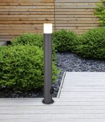 Φωτιστικό Δαπέδου Trio Lighting   E27 Ανθρακί Αλουμίνιο   IP44 424060142