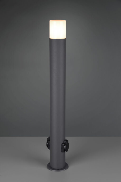 Κολωνάκι Trio Lighting   E27 Ανθρακί Αλουμίνιο   IP44 424067142