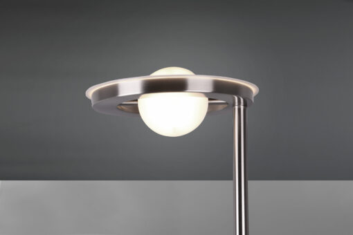 Φωτιστικό Δαπέδου Trio Lighting LED 32W  Νίκελ Ματ Μεταλλικό Dimmable 4000lm 2700 + 4000K  424210307