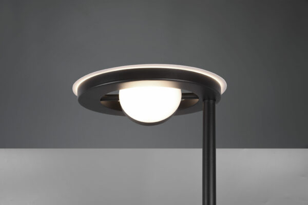 Φωτιστικό Δαπέδου Trio Lighting LED 32W  Μαύρο Ματ Μεταλλικό Dimmable 4000lm 2700 + 4000K  424210332