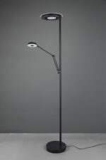 Φωτιστικό Δαπέδου Trio Lighting LED 32W  Μαύρο Ματ Μεταλλικό Dimmable 4000lm 2700 + 4000K  424210332