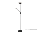 Φωτιστικό Δαπέδου Trio Lighting BRANTFORD  LED, 30W · 3500lm, 2700+3200+4000K Μαύρο Ματ Μεταλλικό, Λειτουργία μνήμης, Ξεχωριστή Λειτουργία, Step Dimmable – 425610232
