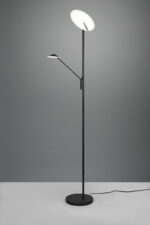 Φωτιστικό Δαπέδου Trio Lighting BRANTFORD  LED, 30W · 3500lm, 2700+3200+4000K Μαύρο Ματ Μεταλλικό, Λειτουργία μνήμης, Ξεχωριστή Λειτουργία, Step Dimmable – 425610232