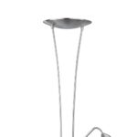 Φωτιστικό Δαπέδου Trio Lighting LED 20W  Νίκελ Ματ Μεταλλικό Dimmable 2000lm 3000K  426410207