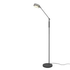 Φωτιστικό Δαπέδου Trio Lighting FRANKLIN LED, 6,5W · 650lm, 2700+3200+4000K Ανθρακί Μεταλλικό, Λειτουργία μνήμης, Dimmer αισθητήρα – 426510142