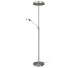 Φωτιστικό Δαπέδου Trio Lighting FRANKLIN  LED, 35W · 4100lm, 2700+3200+4000K Νίκελ Ματ Μεταλλικό, Λειτουργία μνήμης, Dimmer αισθητήρα – 426510207