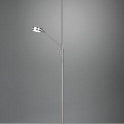Φωτιστικό Δαπέδου Trio Lighting FRANKLIN  LED, 35W · 4100lm, 2700+3200+4000K Νίκελ Ματ Μεταλλικό, Λειτουργία μνήμης, Dimmer αισθητήρα – 426510207