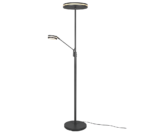 Φωτιστικό Δαπέδου Trio Lighting FRANKLIN  LED, 35W · 4100lm, 2700+3200+4000K Ανθρακί Μεταλλικό, Λειτουργία μνήμης, Dimmer αισθητήρα  – 426510242