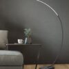 Φωτιστικό Δαπέδου Trio Lighting LED 18W  Μαύρο Ματ Μεταλλικό Dimmable 1400lm 3000K  426511832