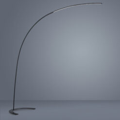 Φωτιστικό Δαπέδου Trio Lighting LED 18W  Μαύρο Μεταλλικό Dimmable 1800lm 3000K  427511802