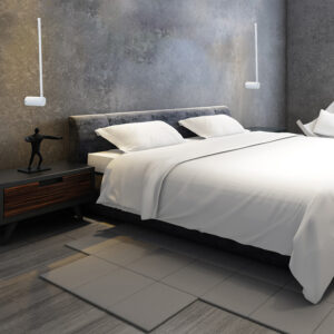 InLight Επιτοίχιο φωτιστικό LED 7W 3000K από λευκό μέταλλο D:60cm (43039-White)