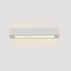 Inlight Επιτοίχιο φωτιστικό λευκό από γύψο 2xE14 D:45cm (43049-A-White)