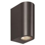 ΑΠΛΙΚΑ ΤΟΙΧΟΥ UP-DOWN ΟΒΑΛ GU10 IP54 ΜΑΥΡΗ EUROLAMP 145-82065