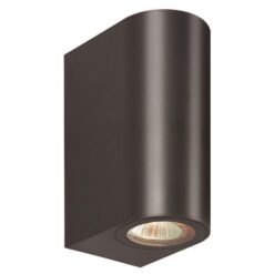ΑΠΛΙΚΑ ΤΟΙΧΟΥ UP-DOWN ΟΒΑΛ GU10 IP54 ΜΑΥΡΗ EUROLAMP 145-82065