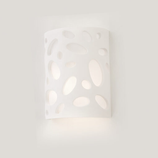 InLight Επιτοίχιο φωτιστικό λευκό από γύψο (43343)