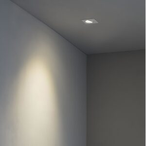 RADÓN ADJUST WHITE RECESSED LAMP SQUARE GU10 FARO – 43396