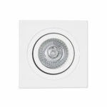 RADÓN ADJUST WHITE RECESSED LAMP SQUARE GU10 FARO – 43396