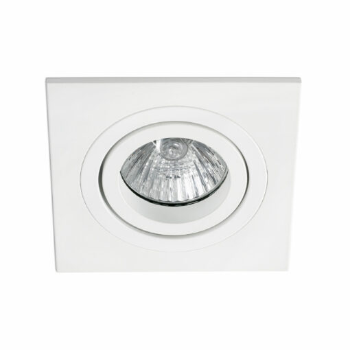 RADÓN ADJUST WHITE RECESSED LAMP SQUARE GU10 FARO – 43396