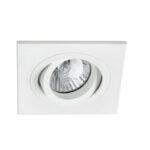 RADÓN ADJUST WHITE RECESSED LAMP SQUARE GU10 FARO – 43396