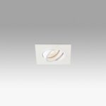 RADÓN ADJUST WHITE RECESSED LAMP SQUARE GU10 FARO – 43396