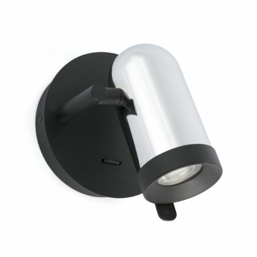 ORLEANS CHROME WALL LAMP 1L FARO – 43522