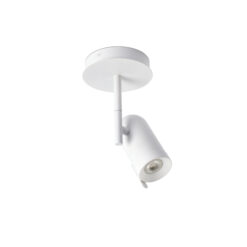 Faro Barcelona Orleans Μονό Σποτ με Ντουί GU10 σε Λευκό Χρώμα – 43529
