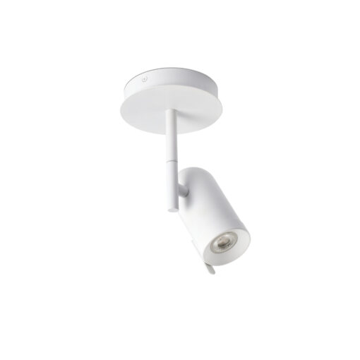Faro Barcelona Orleans Μονό Σποτ με Ντουί GU10 σε Λευκό Χρώμα – 43529