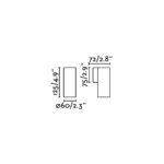 STAN WALL LAMP BLACK 1xGU10                       FARO – 43749