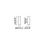 STAN WALL LAMP WHITE 2xGU10                       FARO – 43750