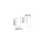 STAN WALL LAMP SATIN GOLD 1xGU10                  FARO – 43759
