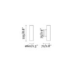 STAN WALL LAMP SATIN GOLD 2xGU10                  FARO – 43760