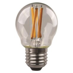 ΛΑΜΠΑ LED ΣΦΑΙΡΙΚΗ CROSSED FILAMENT 4.5W E27 3000K 220-240V EUROLAMP 147-78261