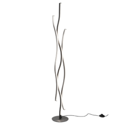 Φωτιστικό Δαπέδου Trio Lighting BLAZE , 28W · 3250lm, 2300+3000+4000K Βουρτσισμένο Αλουμίνιο Μεταλλικό, Step Dimmable, Λειτουργία μνήμης – 441210305