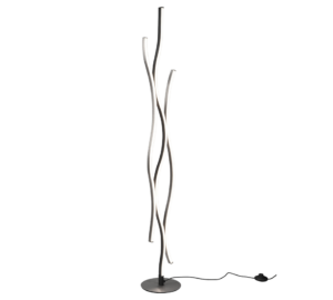 Φωτιστικό Δαπέδου Trio Lighting BLAZE , 28W · 3250lm, 2300+3000+4000K Βουρτσισμένο Αλουμίνιο Μεταλλικό, Step Dimmable, Λειτουργία μνήμης – 441210305