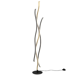 Φωτιστικό Δαπέδου Trio Lighting BLAZE , 28W · 3250lm, 2300+3000+4000K Ορείχαλκος Ματ Μεταλλικό, Λειτουργία μνήμης, Step Dimmable  – 441210308