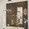 Φωτιστικό Δαπέδου Trio Lighting BLAZE , 28W · 3250lm, 2300+3000+4000K Ορείχαλκος Ματ Μεταλλικό, Λειτουργία μνήμης, Step Dimmable  – 441210308