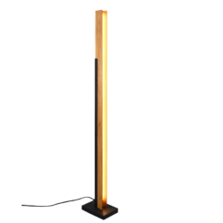 Φωτιστικό Δαπέδου Trio Lighting KERALA , 16W · 1950lm, 3000K Μαύρο Ματ Μεταλλικό, Αφής, Step Dimmable – 441610132