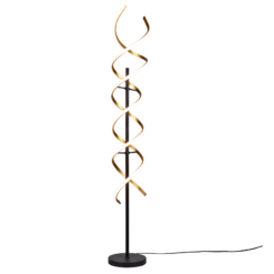 Φωτιστικό Δαπέδου Trio Lighting SEQUENCE , 32W · 4000lm, 2300+3000+4000K Ορείχαλκος Ματ Αλουμίνιο, Step Dimmable, Dimmer αισθητήρα, Λειτουργία μνήμης – 441810208