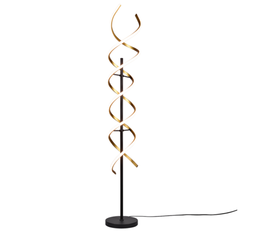 Φωτιστικό Δαπέδου Trio Lighting SEQUENCE , 32W · 4000lm, 2300+3000+4000K Ορείχαλκος Ματ Αλουμίνιο, Step Dimmable, Dimmer αισθητήρα, Λειτουργία μνήμης – 441810208