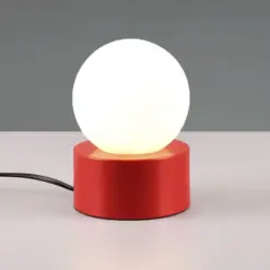 Επιτραπέζιο Φωτιστικό Trio Lighting 1x E14 Διακόπτης Αφής Χρώματος Κόκκινο – R59051010