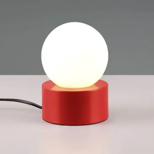 Επιτραπέζιο Φωτιστικό Trio Lighting 1x E14 Διακόπτης Αφής Χρώματος Κόκκινο – R59051010