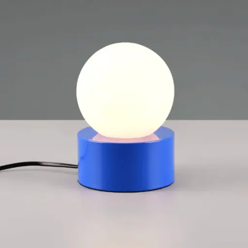 Επιτραπέζιο Φωτιστικό Reality 1x E14 Διακόπτης Αφής Χρώματος Μπλε  – R59051012